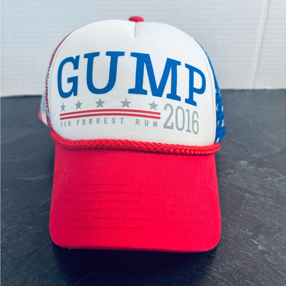 Gump 2016 trucker hat adjustable run Forrest run